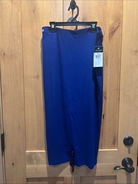 Lauren Ralph Lauren Royal Blue Midi Skirt
